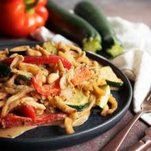 Satay-Udon-Nudeln